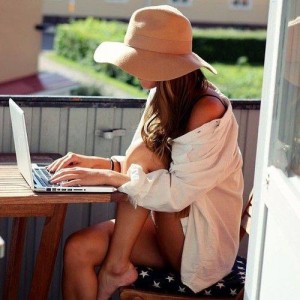 Mujer trabajando